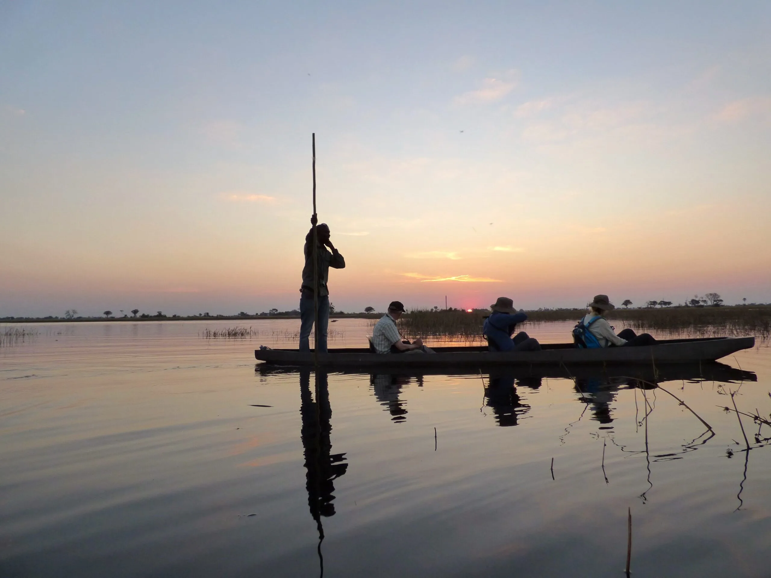 Mokoro on the Okavango Delta