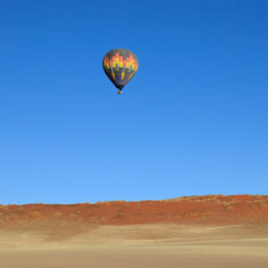 Hot Air Balloon over the Desert